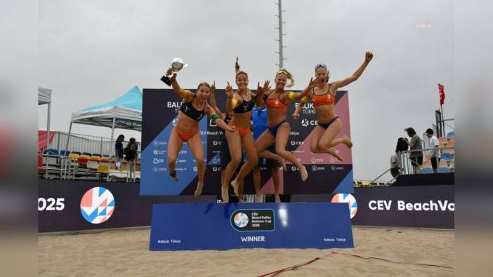 Balıkesir, Avrupa Plaj Voleybolu Milletler Kupası'na ev sahipliği yaptı