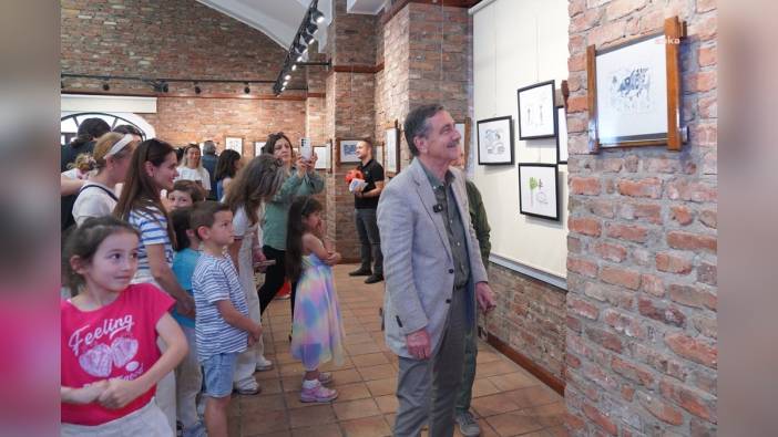 Tepebaşı Belediyesi karikatür atölyesi sergisiyle sona erdi