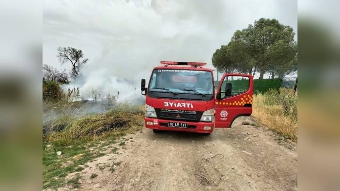 Balıkesir'de bir haftada 14 orman ve arazi yangını çıktı
