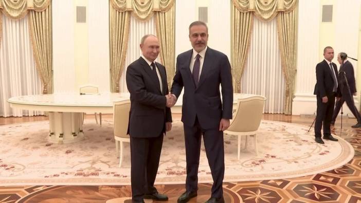 Dışişleri Bakanı Fidan, Putin tarafından kabul edildi