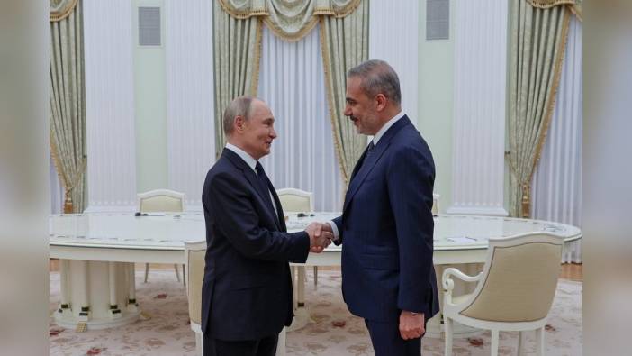 Dışişleri Bakanı Fidan, Putin ile görüştü