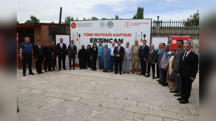 Erzincan'da Türk Mutfağı Haftası'nda yöresel lezzetler tanıtıldı