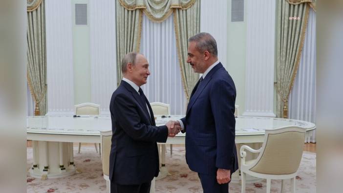 Dışişleri Bakanı Fidan, Putin ile görüştü
