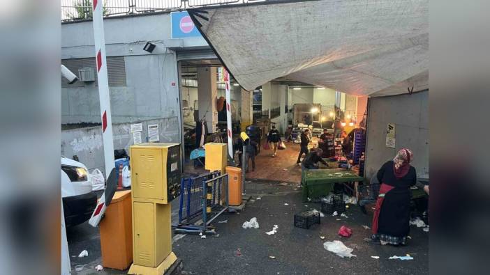 Bayrampaşa'da kapalı pazara biber gazı sıkıldı: Esnaf ve vatandaşlar panikle dışarı kaçtı