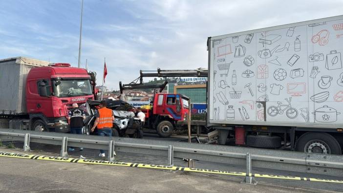 Trabzon'da zincirleme kaza: 3 yaralı