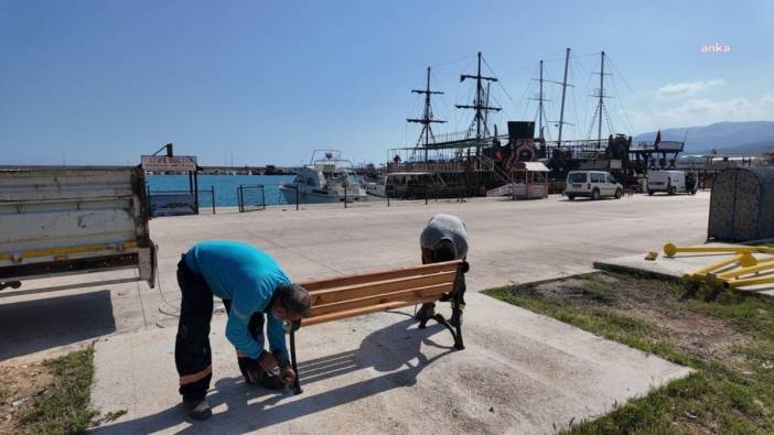 Silifke Belediyesi kent mobilyalarını kendi üretiyor