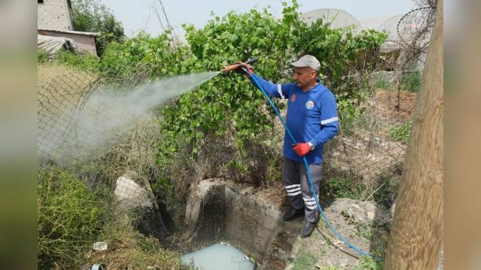 Adana Büyükşehir Belediyesi'nden haşereyle mücadeleye 7/24 mesai