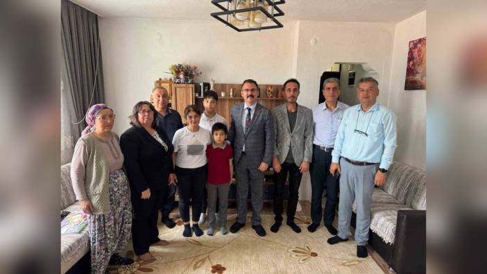 Kaymakam Ateş, şehit ailesini ziyaret etti