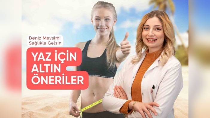 Diyetisyen Gönen'den yaz aylarında sağlıklı beslenme önerileri