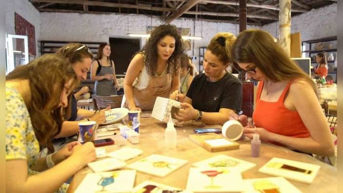 Aliağa'nın ilk yüksek derece seramik atölyesi: Atölye Şakran eski fabrikada can buldu
