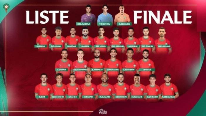 Fas Milli Takımı'nın aday kadrosunda En-Nesyri ve Amrabat da yer aldı