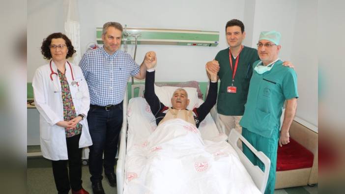 Samsun'da nadir görülen Moyamoya hastasına çalışan kalpte baypas ameliyatı