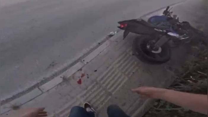 Bursa'da drift atan motosikletli yaralandı