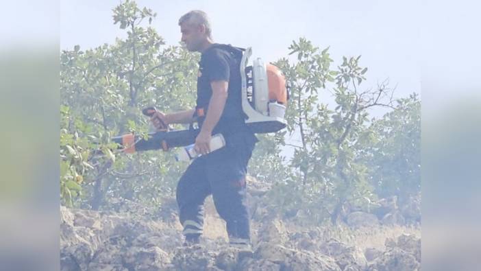 Nusaybin'de otluk yangını söndürüldü: 40 hektar alan zarar gördü