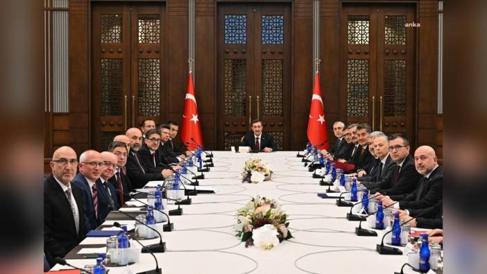 Cumhurbaşkanı Yardımcısı Yılmaz: Metal sektörü istişare toplantısı yapıldı