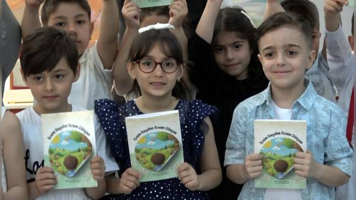Erzurum'da 1'inci sınıf öğrencileri lösemi hastası arkadaşları için kitap yazdı