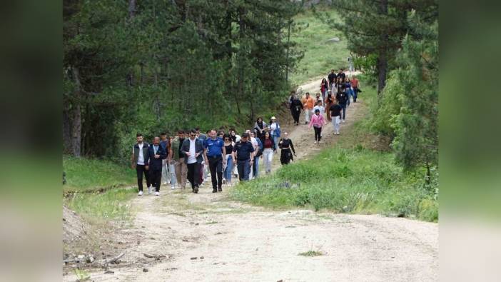 Hisarcık'ta 4 kilometrelik doğa yürüyüşü ve kuş yuvası etkinliği