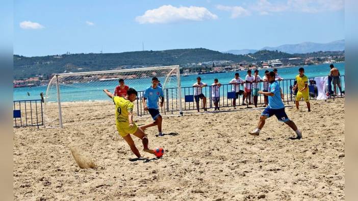 Çeşme'de 18. Yarımada Spor Oyunları'nda heyecan dorukta