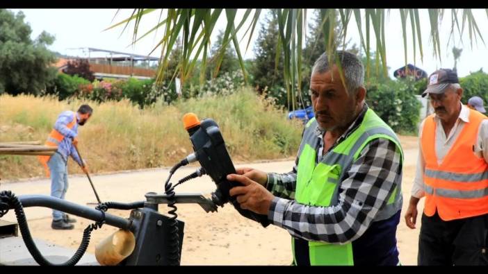 Milas Menteş Mahallesi’nde 13 milyon 761 bin 600 TL’lik yol çalışması başladı