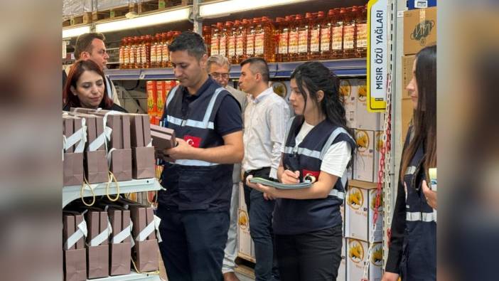 Konya Ticaret İl Müdürlüğü'nden Kurban Bayramı öncesi market denetimi