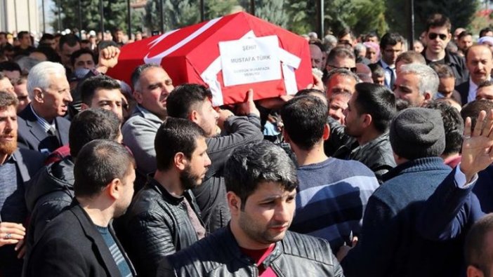 Ağrı'da şehit olan gümrük personeli Mustafa Türk son yolculuğuna uğurlandı