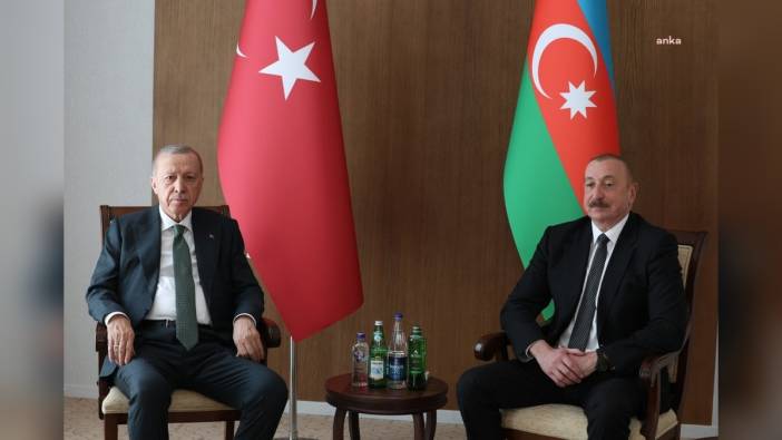 Cumhurbaşkanı Erdoğan, Aliyev ile Laçın'da görüştü