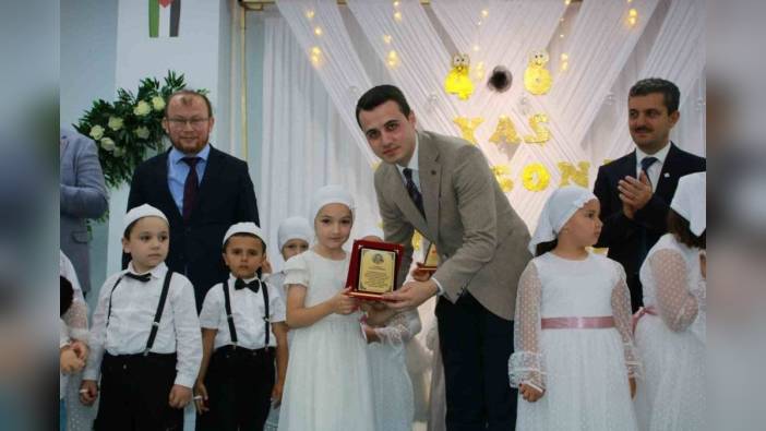 Çilimli'de Kur'an kursu öğrencilerinden yıl sonu sergisi