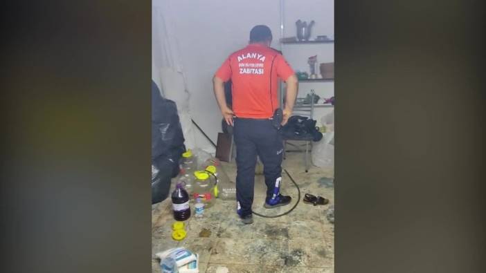 Alanya'da ruhsatsız ve sağlıksız şalgam üretim tesisi mühürlendi