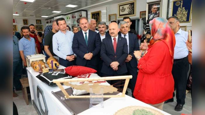 Adıyaman Valisi Varol, Hayat Boyu Öğrenme Haftası sergisini açtı