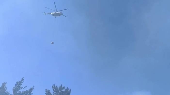 Marmaris'te orman yangını: Ekiplerin müdahalesi sürüyor