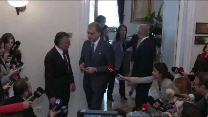 DEM Parti heyeti, AK Parti Grubu'nu ziyaret etti