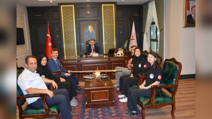 Edremit Anadolu İmam Hatip Lisesi öğrencileri, Kaymakam Odabaş tarafından ağırlandı