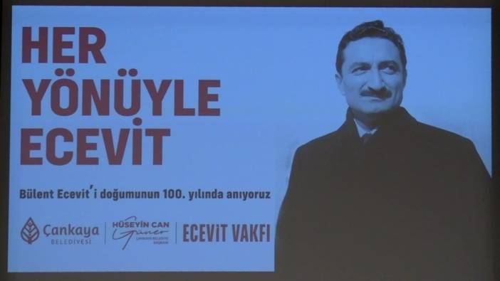 Çankaya Belediyesi, Bülent Ecevit'in doğumunun 100. yılı için panel düzenledi