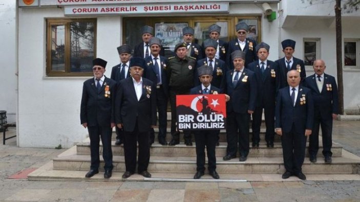 Çorum'da muharip gaziler askere alınmak için dilekçe verdi