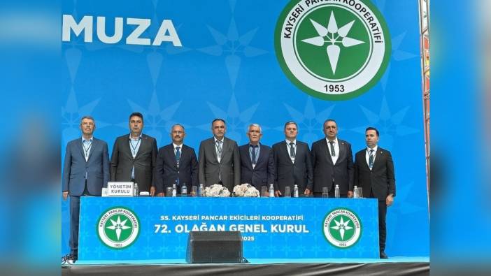 Kayseri Pancar Ekicileri Kooperatifi'nde Akay güven tazeledi