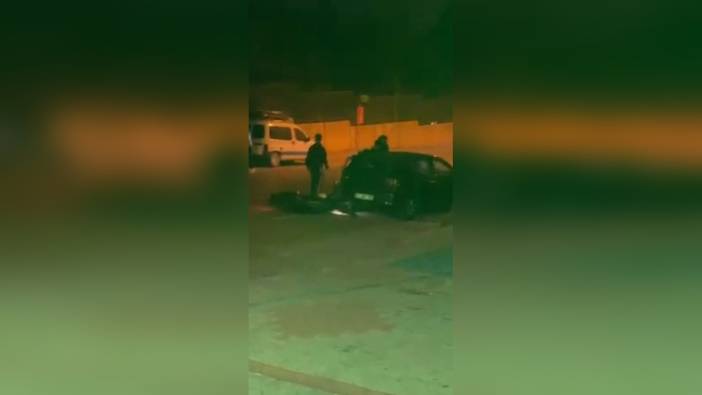 Çekmeköy'de bıçaklı saldırı kamerada