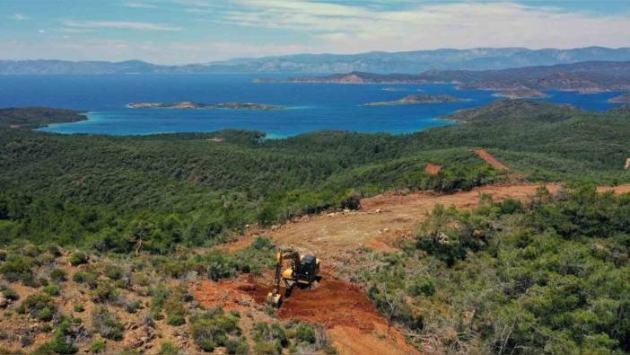 Muğla'da 5 kilometrelik yeni yangın emniyet şeridi açıldı
