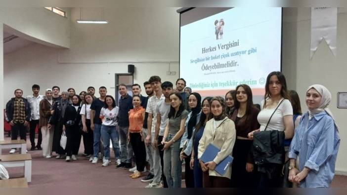 Bilecik Şeyh Edebali Üniversitesi'nde vergi bilinci semineri