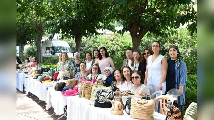 Çiğli'de 700 kadının el emeği göz nuru ürünleri sergilendi
