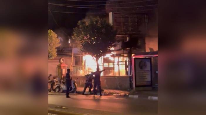 Bodrum'da oto tamir dükkanında yangın: 3 milyon lira hasar