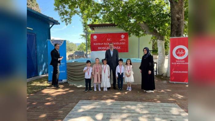 Havran'da 4-6 yaş Kur'an kursları yıl sonu etkinliği düzenlendi