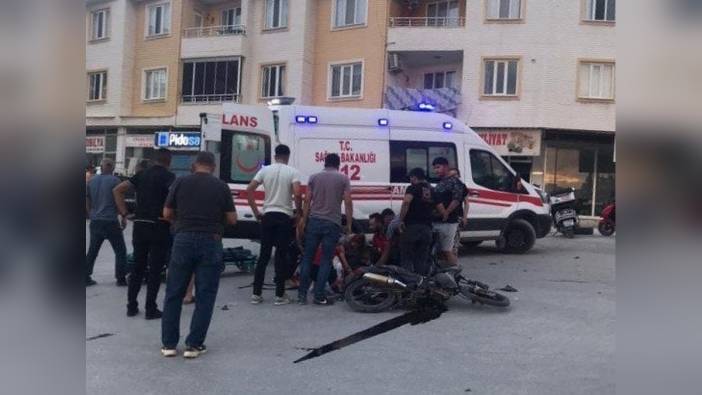 Mersin'in Mut ilçesinde tırla motosiklet çarpıştı: 1 yaralı