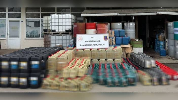 Kocaeli'de 21 bin 600 litre sahte yağ ele geçirildi