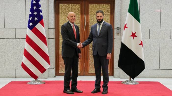 Suriye Cumhurbaşkanı Şara, ABD'nin Suriye Özel Temsilcisi Barrack'ı kabul etti