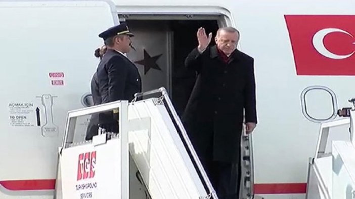 Cumhurbaşkanı Erdoğan Brüksel'e gitti