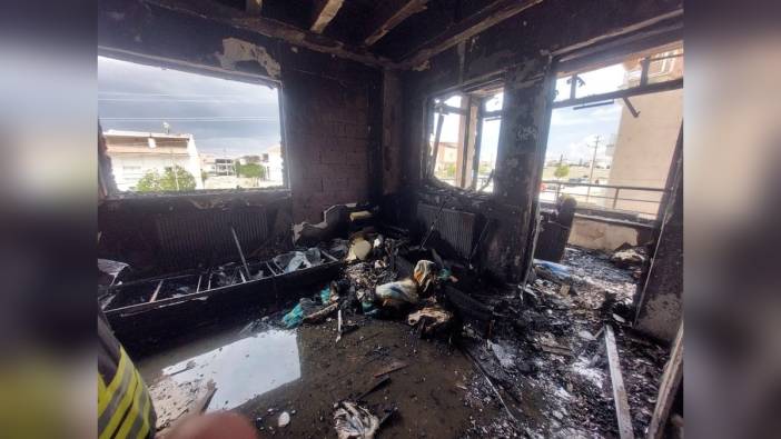 Karaman'da boşandığı eşinin evini ateşe verdi