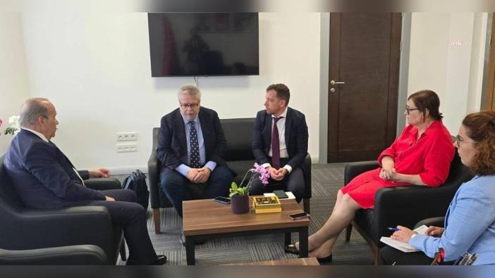 CHP'li Tan, AB raportörü Amor ile görüştü: Türkiye-AB ilişkileri masaya yatırıldı