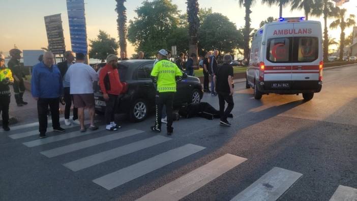 Ereğli'de yaya geçidinde kaza: Güneş nedeniyle yayayı görmemiş