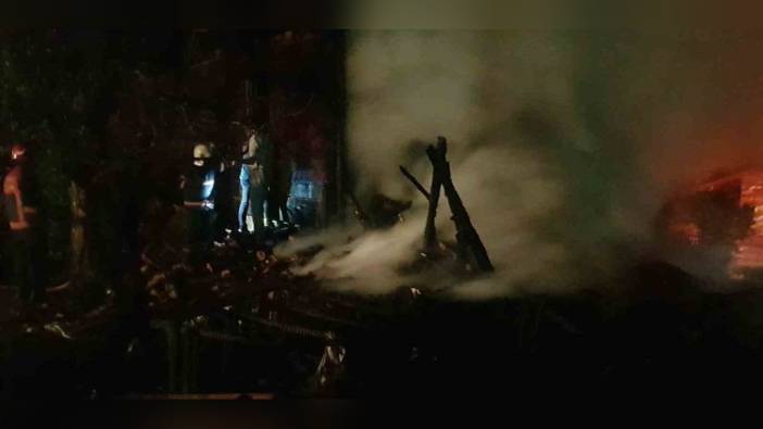 Taraklı'da samanlık yangını bitişikteki eve sıçradı