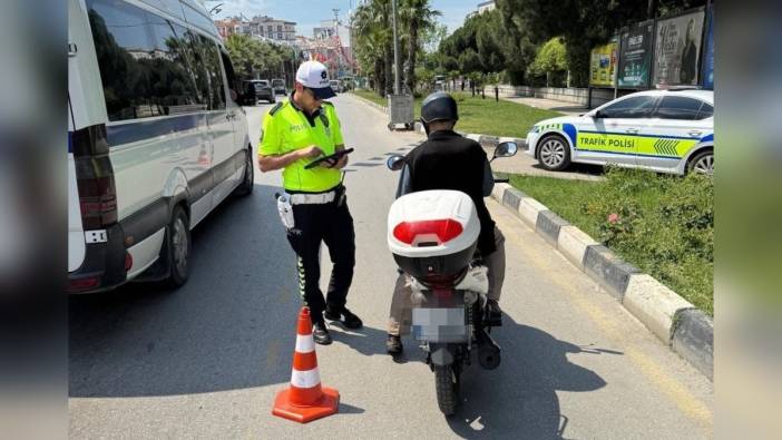 Manisa'da motosiklet denetimlerinde 91 araç trafikten men edildi